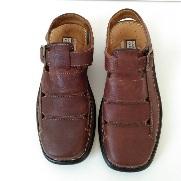 Strictly Comfort Brown Leather Sandals sz 9 M NWT - Picture 5 of 6